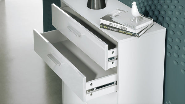 Alvor V2 in White / Various Drawer Fronts