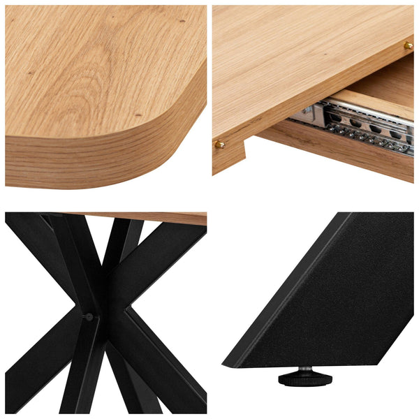 Dining Table "Mia" in Oak Design