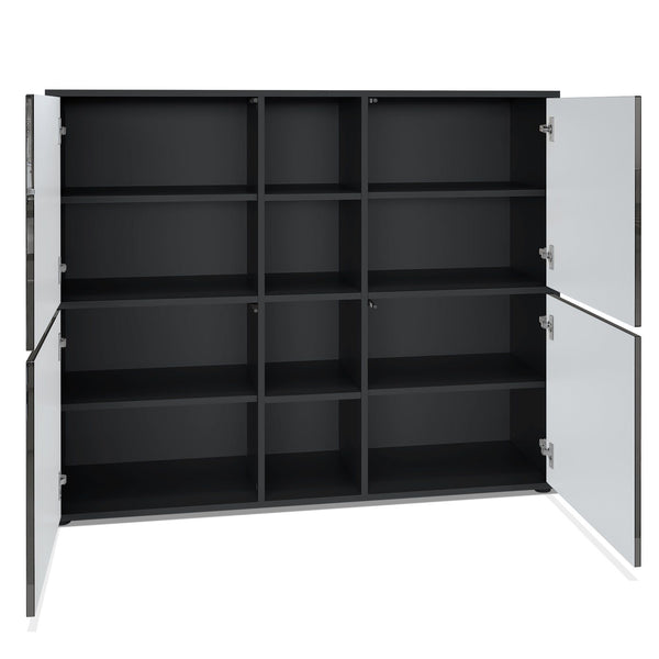 Cuba "Highboard V3" in Black Matt