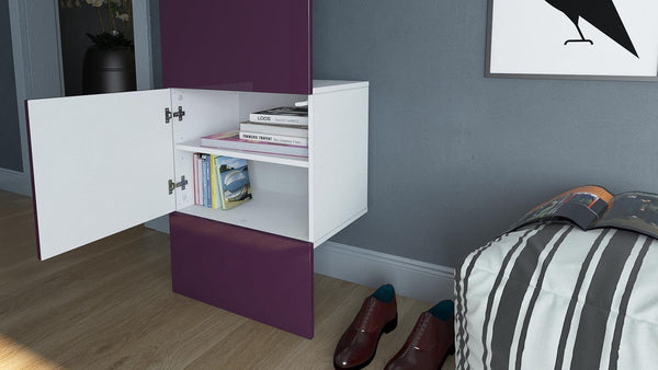 OPEN BOX - Wardrobe Carlton in Wood Colors