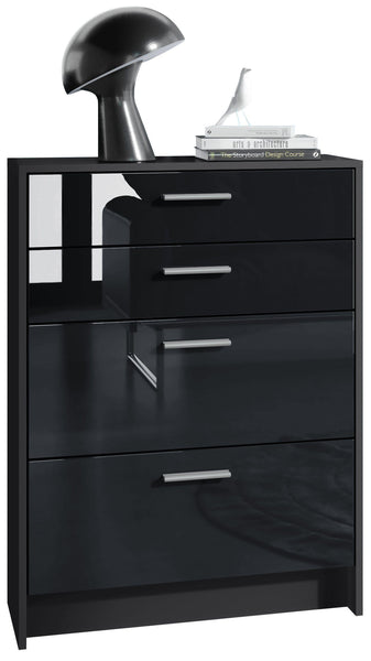 Alvor V2 in Black / Various Drawer Colors