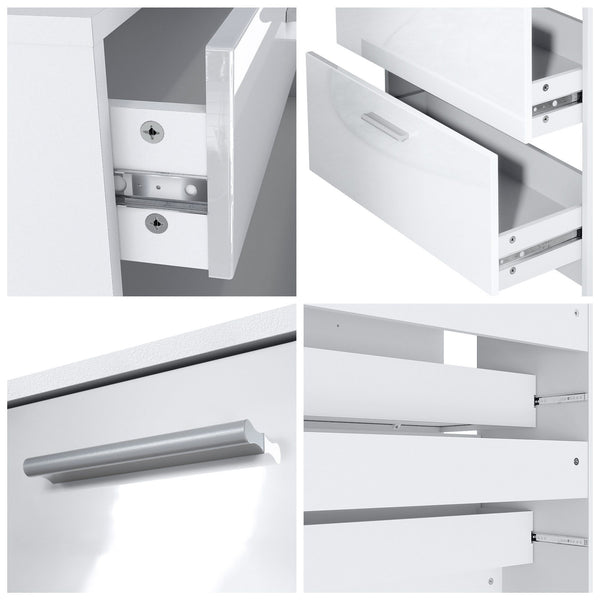 Alvor V2 in Black / Various Drawer Colors