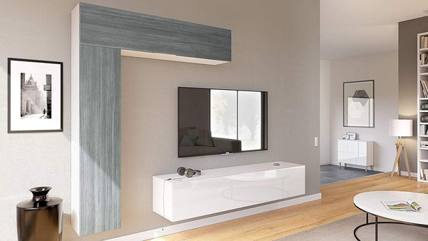 Wall Unit "Taurito" with White Body / Various Front Colors