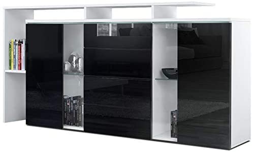 Sideboard "Lissabon" in White Matt / Different Front Colors