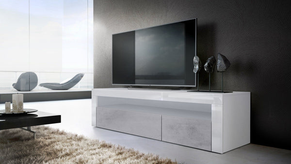 TV Stand Valencia - White / Various Front Colors