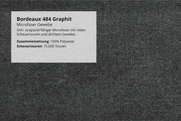 Sectional "Elias" in Fabric + Bed Function