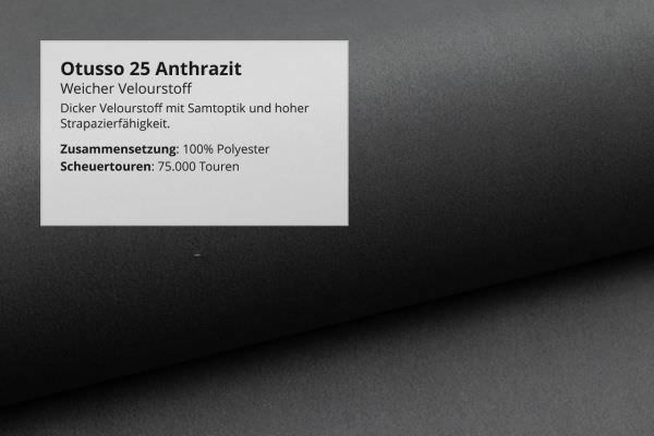 Sectional "Elias" in Fabric + Bed Function