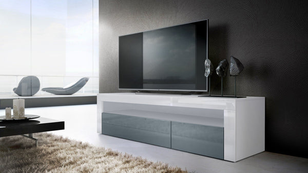 TV Stand Valencia - White / Various Front Colors