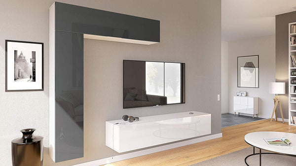 Wall Unit "Taurito" with White Body / Various Front Colors