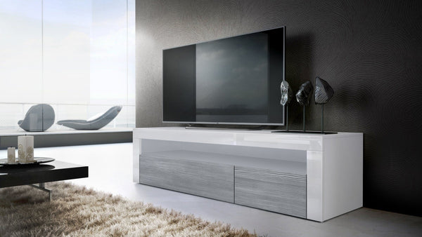 TV Stand Valencia - White / Various Front Colors