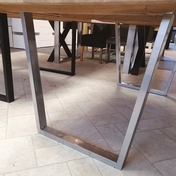 Modern Oak Dining Table - Elfo 72"