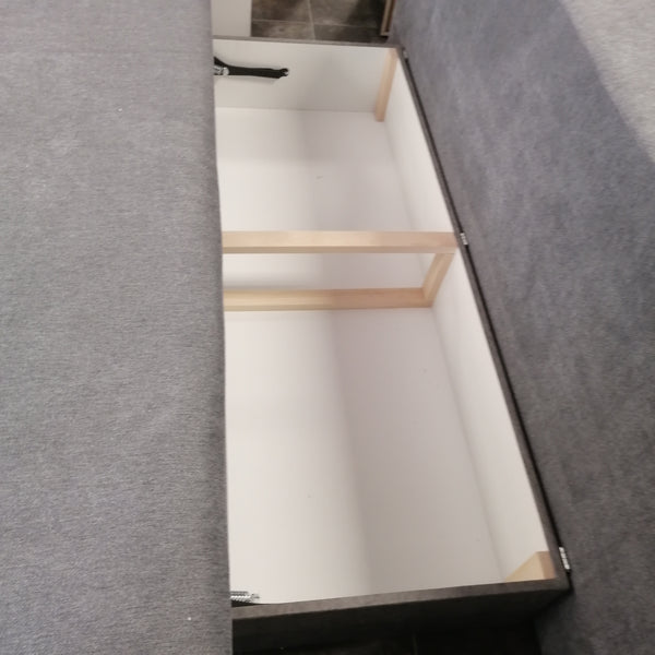 Sofa Bed Calgary in Grey Fabric