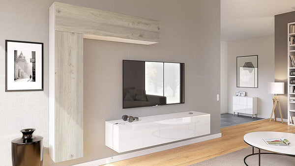 Wall Unit "Taurito" with White Body / Various Front Colors