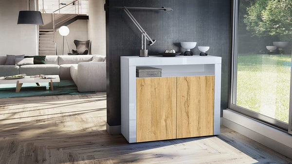 Storage Unit "Valencia" - in White / Various Front Colors