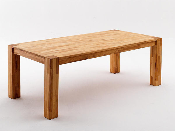 Dining Table "Peter" in Wild Oak - Oiled - Extendable