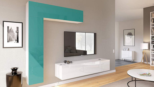 Wall Unit "Taurito" with White Body / Various Front Colors