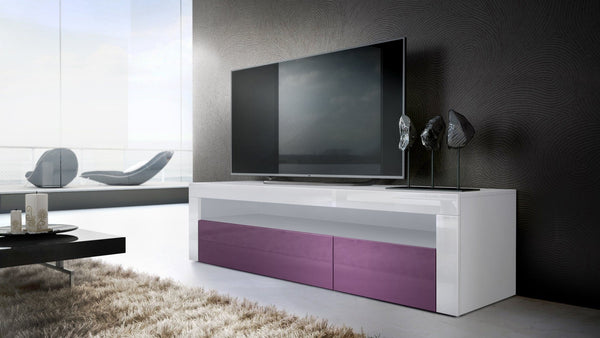 TV Stand Valencia - White / Various Front Colors