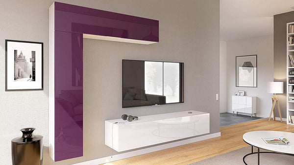 Wall Unit "Taurito" with White Body / Various Front Colors