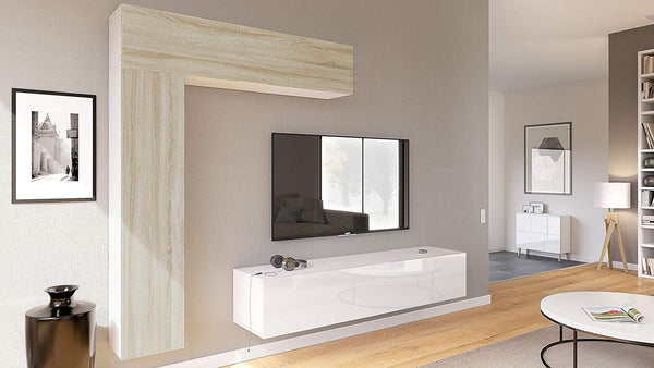 Wall Unit "Taurito" with White Body / Various Front Colors