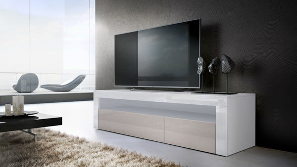 TV Stand Valencia - White / Various Front Colors