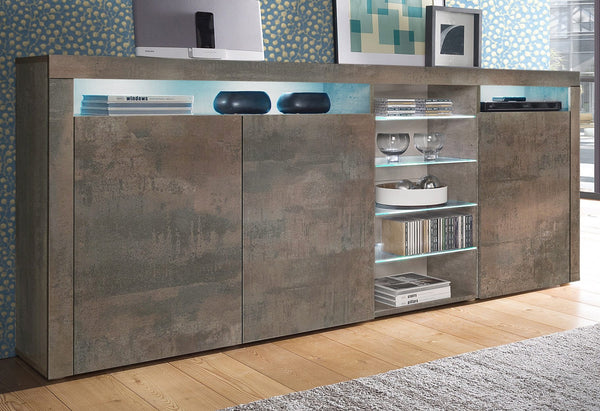 Highboard "Santa Fe" in Stone Look Finish