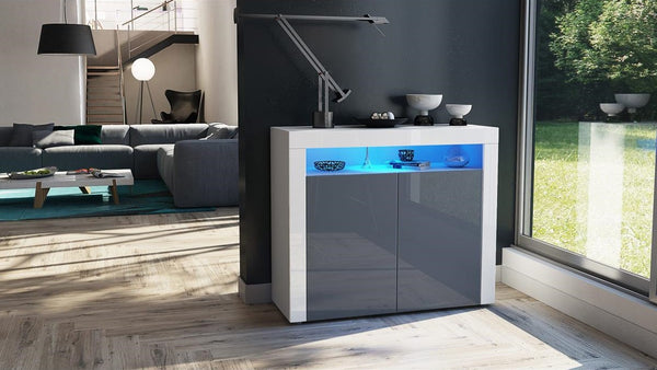 Storage Unit "Valencia" - in White / Various Front Colors