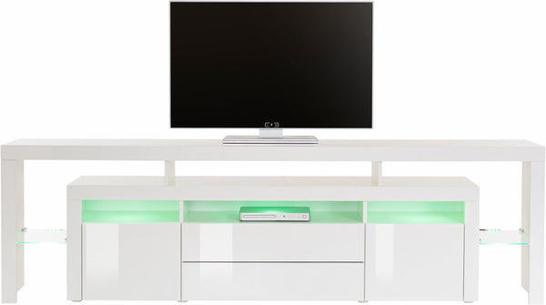 TV Stand Rosario - White High Gloss / White High Gloss