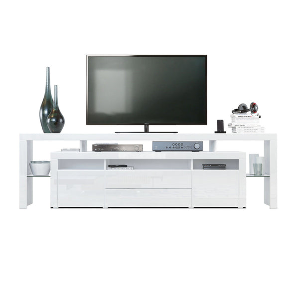 TV Stand Rosario - White High Gloss / White High Gloss