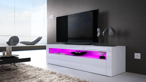 TV Stand Valencia - White / Various Front Colors
