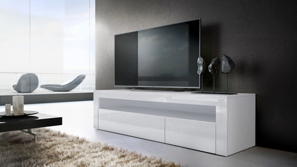 TV Stand Valencia - White / Various Front Colors