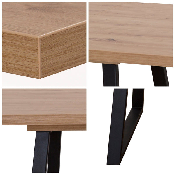 Dining Table Loft in Oak Design - Extendable