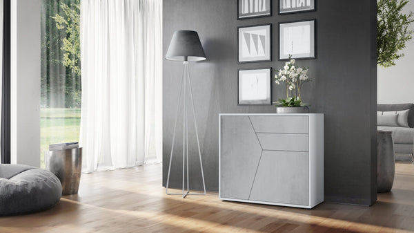 Storage Unit "Benny" - in White / Various Front Colors