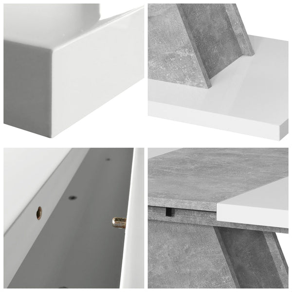 Dining Table "Cross" in Concrete