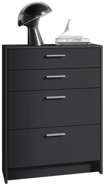 Alvor V2 in Black / Various Drawer Colors