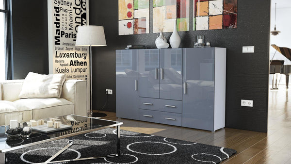 Highboard "Nora" in white matt