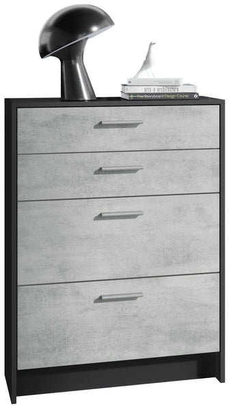 Alvor V2 in Black / Various Drawer Colors