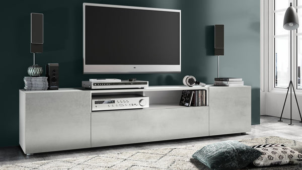 TV Stand Mogan in White / Various Front Color