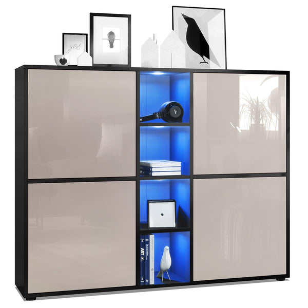 Highboard "Cuba V3" in White Matt