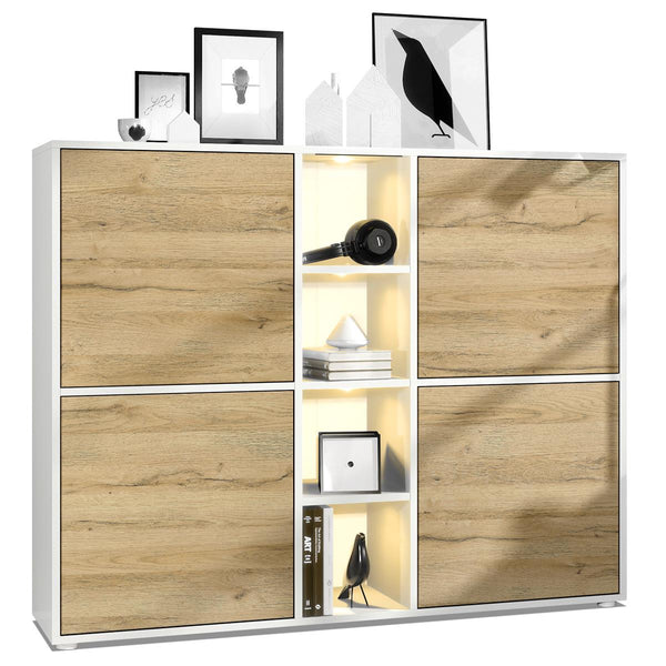 Highboard "Cuba V3" in White Matt