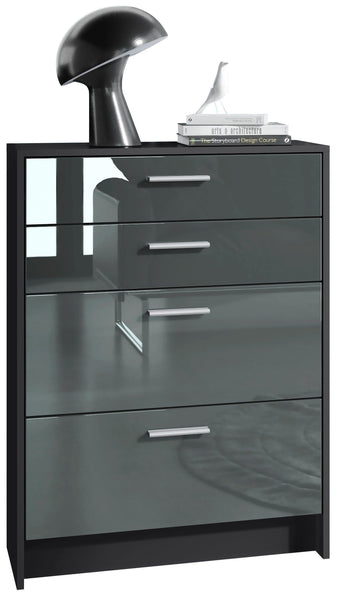 Alvor V2 in Black / Various Drawer Colors