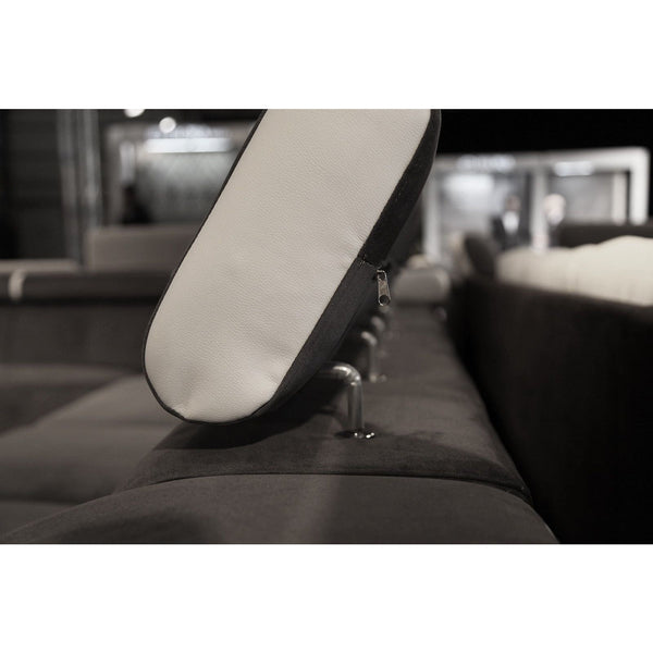 Sofa Set / Couch Set "Ewa II" with Adjustable Head Rest