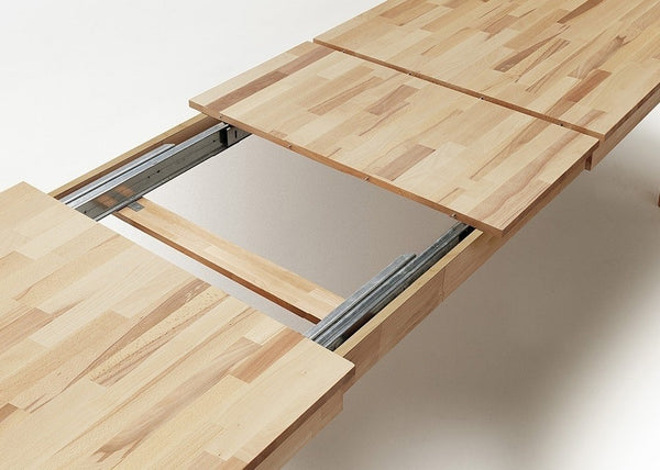 Dining Table "Peter" in Wild Oak - Oiled - Extendable