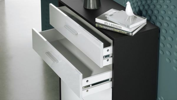 Alvor V2 in Black / Various Drawer Colors