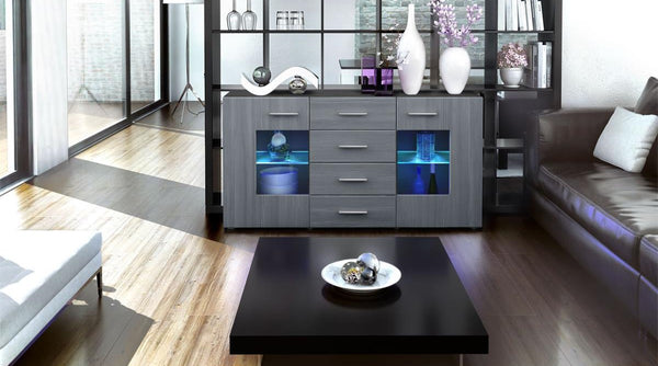 Sideboard "Groemitz" - in Black Matt / Various Colours