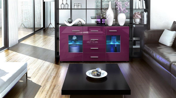 Sideboard "Groemitz" - in Black Matt / Various Colours