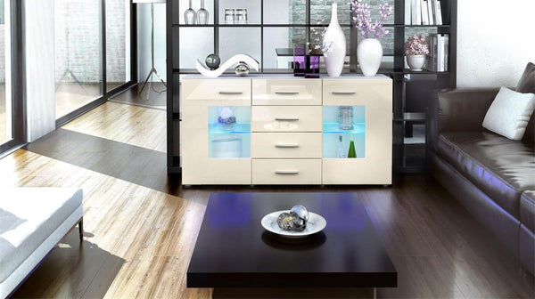 Sideboard "Groemitz" - in White Matt / Various Colours