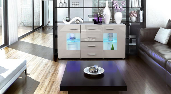 Sideboard "Groemitz" - in White Matt / Various Colours