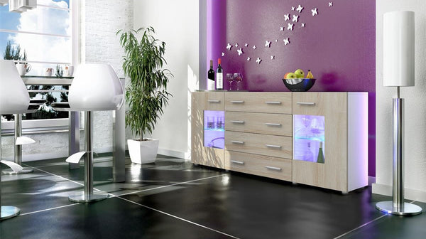 Sideboard "Groemitz V2" - in White Matt / Various Colours