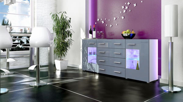 Sideboard "Groemitz V2" - in White Matt / Various Colours