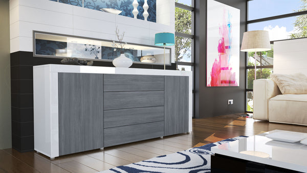 Sideboard "La Paz" in White High Gloss / Various Colors